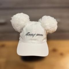 ミッキーマウス 耳付きキャップ ホワイトのサムネイル