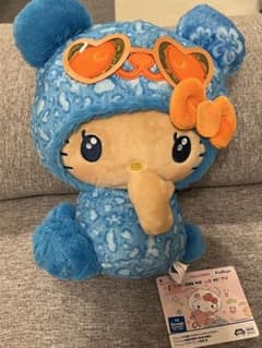 パンダ ハローキティ こんがり日焼けレオパード BIGぬいぐるみ