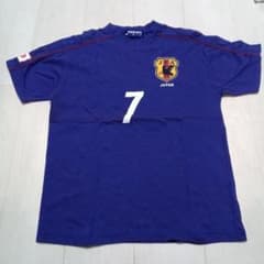 サッカー日本代表 JFA ユニフォーム 7番 ブルー 中田英寿 150. - メルカリ