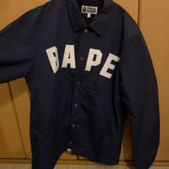 【A BATHING APE】 コーチジャケット　ネイビーのサムネイル