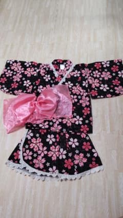 作り帯付き浴衣110㌢のサムネイル