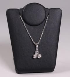 Pt900 Pt850 ダイヤモンドネックレス 0.24ct プラチナ【K83】 - メルカリ