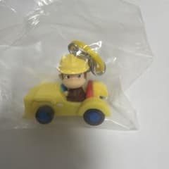 おさるのジョージ のりものめじるしガチャマスコット ショベルカー ガチャガチャのサムネイル