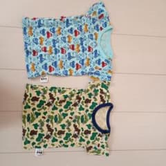 半袖肌着2枚セット　90cm【男の子】記名ありのサムネイル