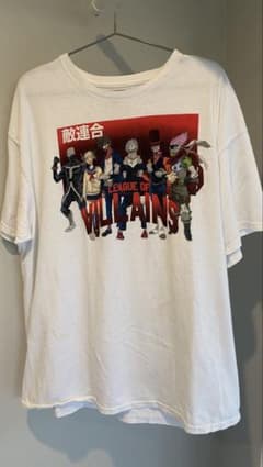 히로아카 빌란 적 연합 티셔츠 LEAGUE OF VILLAINS XL