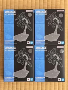 魂STAGE ACT MECHANICS ４個 魂ステージ スタンド バンダイ