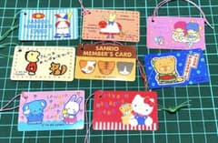 S*o様 1988年製サンリオおまけプレミアムメンバーズカード8個キティ
