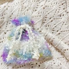 ハンドメイド　キラキラ巾着のサムネイル