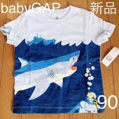 【babyGAP】サメTシャツ 90センチのサムネイル