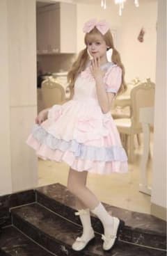 メイド服 ピンク Sサイズのサムネイル