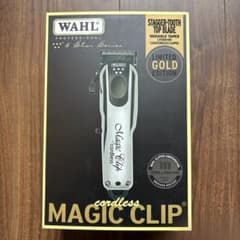 WAHL Magic Clip コードレス バリカン　新品未使用　シルバー　鏡面 WAHL Magic Clip コードレス バリカン 新品未使用 シルバー 鏡面