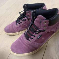 VANS ハイカット スニーカー バーガンディ スエード 25.5cmUS7.5のサムネイル