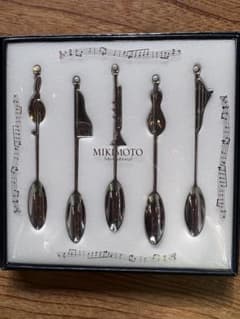 MIKIMOTO 真珠付き、音楽モチーフスプーンセット 5本 - メルカリ