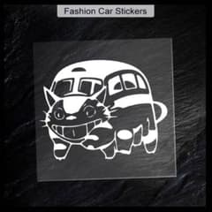 車 バイク箱 ステッカー デカール 白 シール デザイン 動物 ねこ 簡単のサムネイル