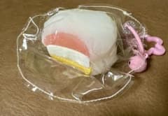 和菓子 大福スクイーズ 星型カラビナ付き 1点のサムネイル