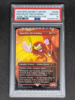 PSA10】Knuckles the Echidna FOIL ホロ キラ - メルカリ