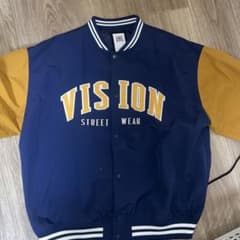 VISION STREET WEAR ナイロンジャケット Lサイズ オレンジのサムネイル