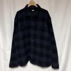 SEQUEL ブロックチェック CPOシャツ ジャケット ネイビー ブラックXL m73885491374_1.jpg?1770019435
