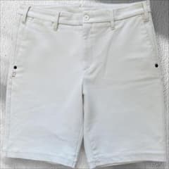 ブリーフィング　ハーフパンツ　短パン　白　ホワイト　M〜L相当　ゴルフ ブリーフィングゴルフ ハーフパンツ 短パン 白 ホワイト M〜L相当 黒