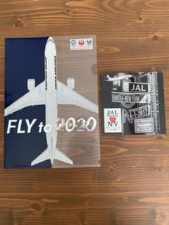非売品】日本航空 JAL クリアファイル＆ステッカーセット ノベルティ