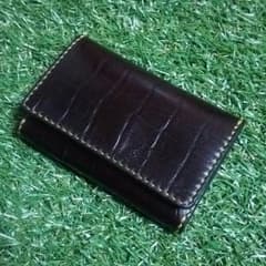 毒ガエル様専用 名刺入れ カードケース レザークラフト 本革 ハンドメイドのサムネイル