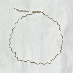 ウェーブチェーン ネックレス ゴールドカラーのサムネイル