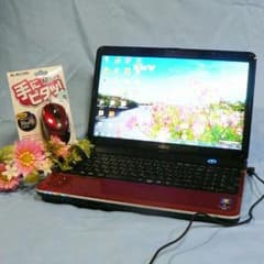 美品レッド！富士通 LIFEBOOK AH40/E Win7のサムネイル