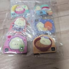 はま寿司　つぶらな瞳のなまがきダイカットマグネット　コンプ6種のサムネイル