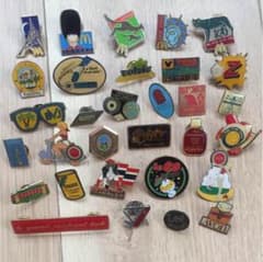 超貴重！ ビンテージ ピンバッチ ヴィンテージ ピンバッジ 31個セット