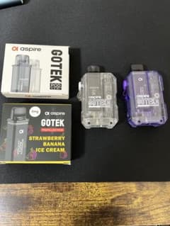 ゴーテックx  ２つと　ギークVAPEのイージスのサムネイル