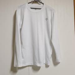 デサント 長袖 ロンT 白 部活Tシャツのサムネイル