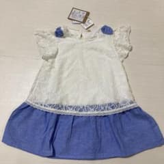 レース切り替え ワンピース 95cmのサムネイル