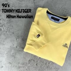 90's TOMMY HILFIGER ヒルトンコラボ　フラッグロゴ　トレーナー