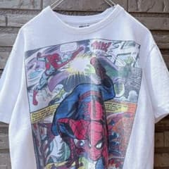 MARVEL Spider-Man American Comic Character T-Shirt M /864
