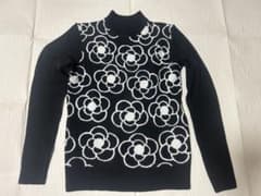 新品　BONITA タートルネックニット　セーター　黒　M〜L カメリア