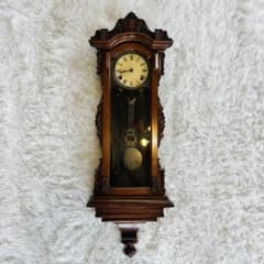 ゼンマイ式 装飾壁掛け時計 アンティーク 振り子時計 国内製 レア品 m73907922812_1.jpg?1713429190