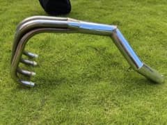 ゼファー400 ショートマフラー　すぐ発送。のサムネイル