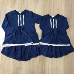 姉妹お揃い　セットアップ　120&100 美品！のサムネイル