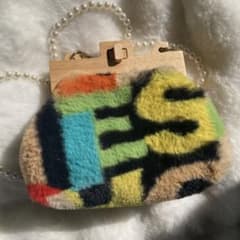 カラフルファーショルダーバッグのサムネイル