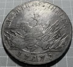 1775年 プロイセン王国 1ライヒス・ターラー銀貨 古銭フリードリヒ 2