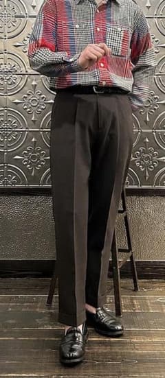バーンストーマー バリーWOOL TROPICALTROUSER - BROWN - メルカリ
