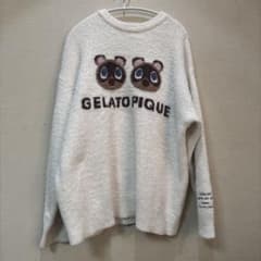 ジェラピケ あつまれどうぶつの森 つぶまめ ジャガードプルオーバー