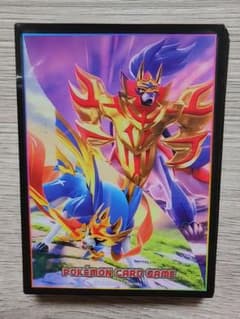 ​【64枚/傷あり】ポケカ デッキシールド ザシアン ザマゼンタのサムネイル