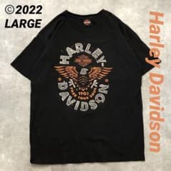 US古着 Harley-Davidson Tシャツ L ハーレー バイカー 企業