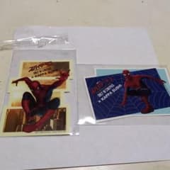 スパイダーマン かっぱ寿司 コラボ ステッカー 2種セットのサムネイル