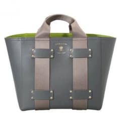 ★3/31迄お値下げ 新品・未使用☆ADMJ ベルトデザイントートバッグ グレーのサムネイル