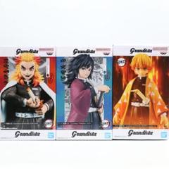 鬼滅の刃　Grandista 6体セット　善逸　炭治郎　冨岡煉獄 鬼滅の刃 Grandista 冨岡義勇 猗窩座 煉獄杏寿郎 我妻善逸 5体セット