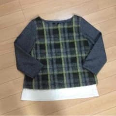 イネド♡チェック柄♡モヘアニットのサムネイル