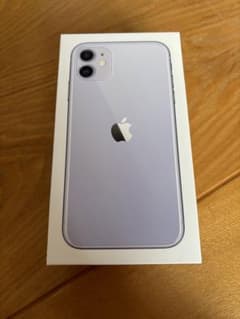 iPhone11   箱のみ　パープル　128GB   付属品なしのサムネイル