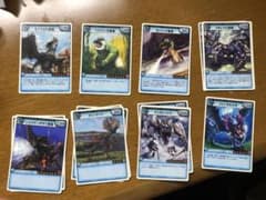 モンスターハンター　ハンティングカード　モンスターカードセットのサムネイル